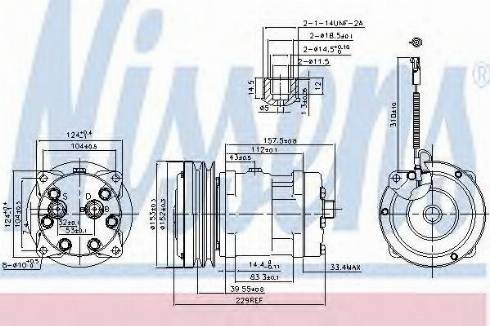 Nissens 89638 - Kompressori, ilmastointilaite inparts.fi