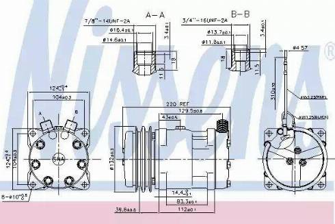 Nissens 89624 - Kompressori, ilmastointilaite inparts.fi