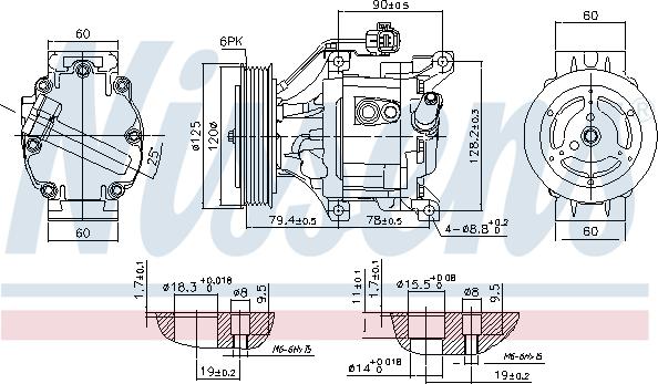 Nissens 890323 - Kompressori, ilmastointilaite inparts.fi