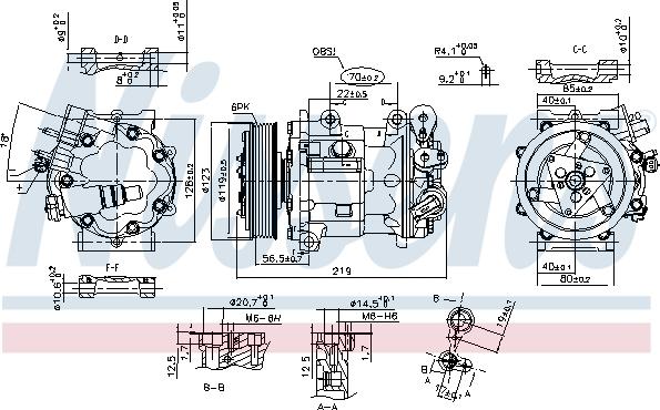 Nissens 89362 - Kompressori, ilmastointilaite inparts.fi