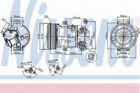 Nissens 89337 - Kompressori, ilmastointilaite inparts.fi