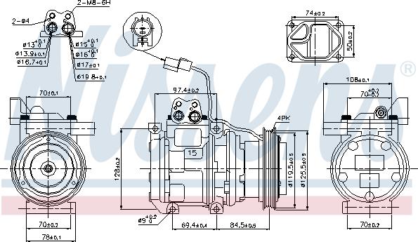 Nissens  89289 - Kompressori, ilmastointilaite inparts.fi