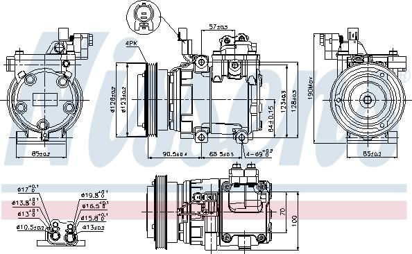 Nissens  89286 - Kompressori, ilmastointilaite inparts.fi