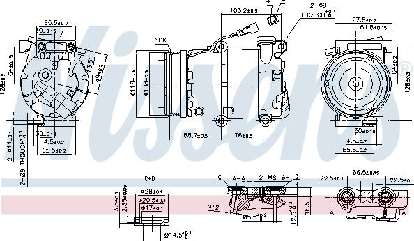 Nissens 89234 - Kompressori, ilmastointilaite inparts.fi