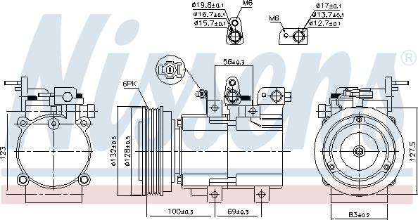 Nissens  89238 - Kompressori, ilmastointilaite inparts.fi