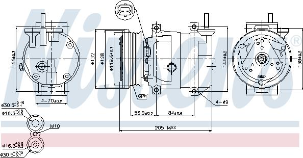 Nissens  89221 - Kompressori, ilmastointilaite inparts.fi