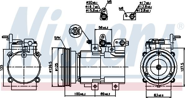 Nissens  89276 - Kompressori, ilmastointilaite inparts.fi