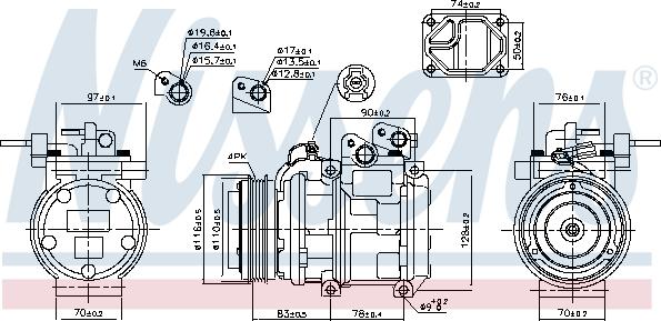 Nissens  89271 - Kompressori, ilmastointilaite inparts.fi