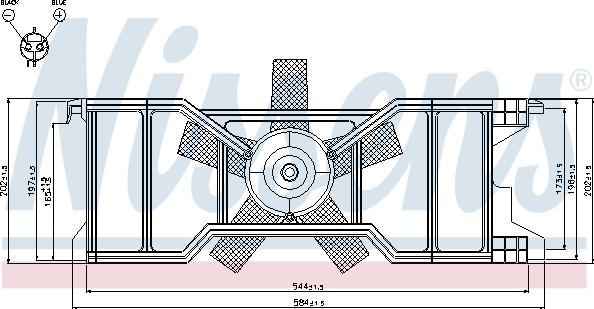 Nissens 85630 - Tuuletin, moottorin jäähdytys inparts.fi