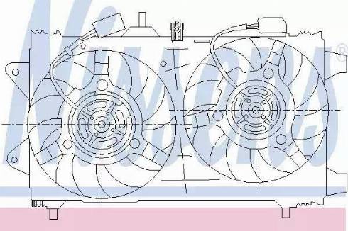 Nissens 85161 - Tuuletin, moottorin jäähdytys inparts.fi