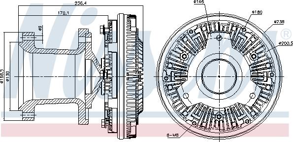 Nissens 86032 - Kytkin, jäähdytystuuletin inparts.fi