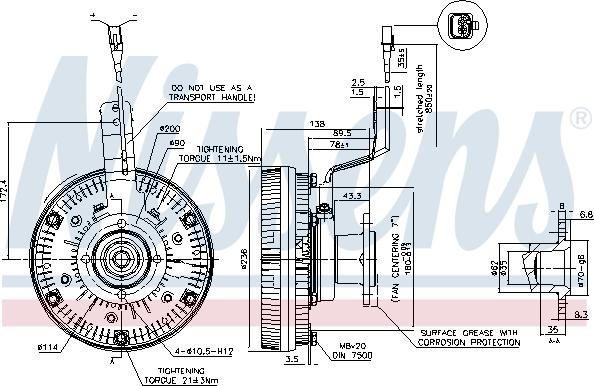 Nissens 86079 - Kytkin, jäähdytystuuletin inparts.fi