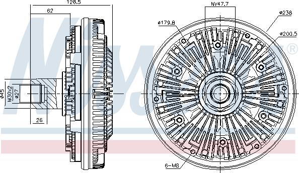 Nissens 86144 - Kytkin, jäähdytystuuletin inparts.fi