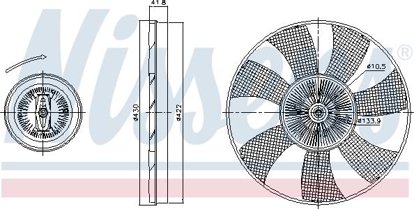 Nissens 86221 - Kytkin, jäähdytystuuletin inparts.fi