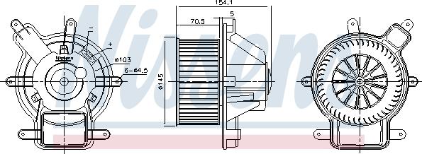 Nissens 87464 - Sisätilapuhallin inparts.fi