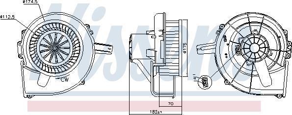 Nissens 87435 - Sisätilapuhallin inparts.fi