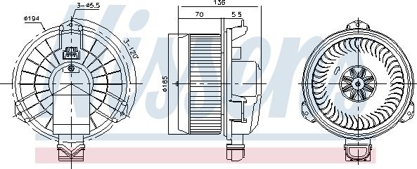 Nissens 87420 - Sisätilapuhallin inparts.fi