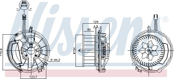 Nissens 87524 - Sisätilapuhallin inparts.fi