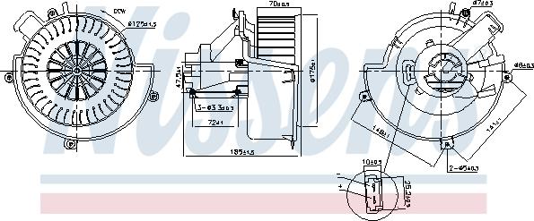 Nissens 87624 - Sisätilapuhallin inparts.fi