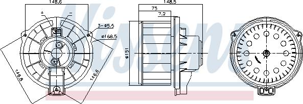 Nissens 87620 - Sisätilapuhallin inparts.fi