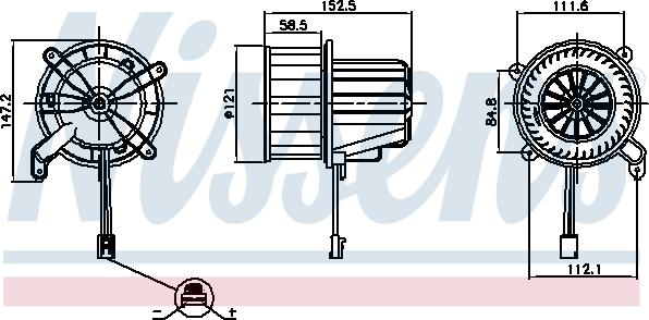 Nissens 87621 - Sisätilapuhallin inparts.fi