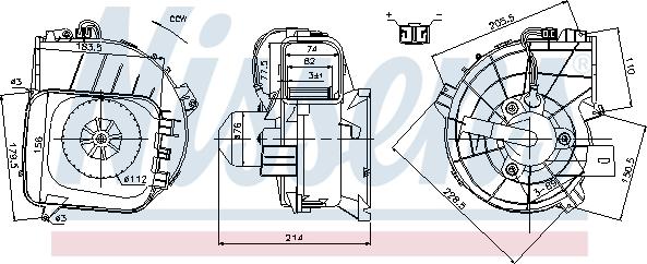 Nissens 87084 - Sisätilapuhallin inparts.fi