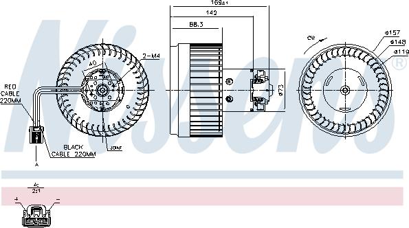 Nissens 87036 - Sisätilapuhallin inparts.fi