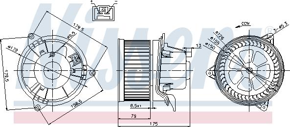 Nissens 87027 - Sisätilapuhallin inparts.fi