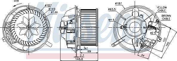 Nissens 87072 - Sisätilapuhallin inparts.fi