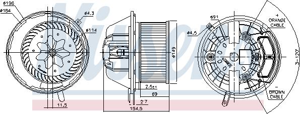 Nissens 87112 - Sisätilapuhallin inparts.fi