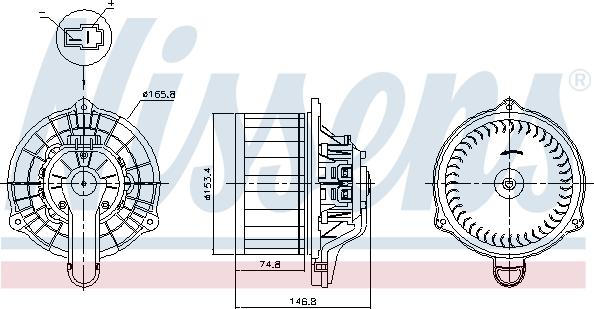 Nissens 87815 - Sisätilapuhallin inparts.fi