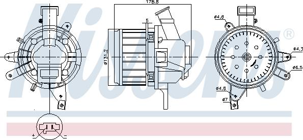 Nissens 87396 - Sisätilapuhallin inparts.fi