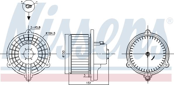 Nissens 87388 - Sisätilapuhallin inparts.fi