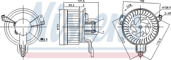 Nissens 87259 - Sisätilapuhallin inparts.fi