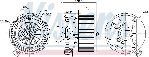 Nissens 87214 - Sisätilapuhallin inparts.fi