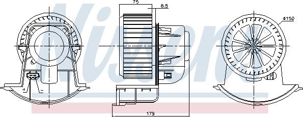 Nissens 87271 - Sisätilapuhallin inparts.fi