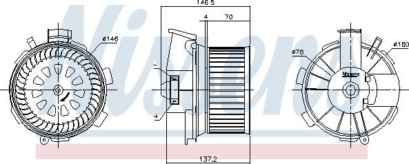 Nissens 87744 - Sisätilapuhallin inparts.fi