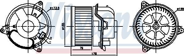 Nissens 87784 - Sisätilapuhallin inparts.fi