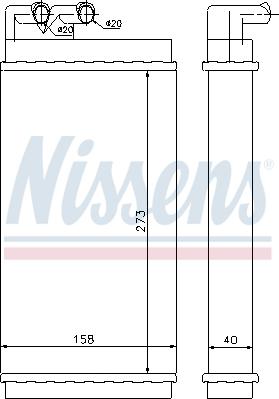 Nissens 70230 - Lämmityslaitteen kenno inparts.fi