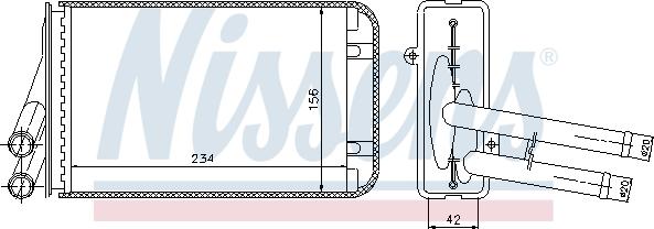 Nissens 70229 - Lämmityslaitteen kenno inparts.fi