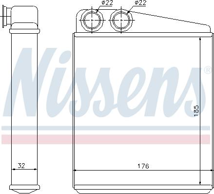 Nissens 70228 - Lämmityslaitteen kenno inparts.fi