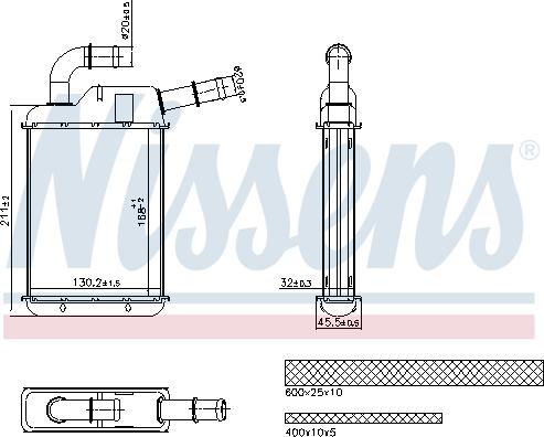 Nissens 707279 - Lämmityslaitteen kenno inparts.fi