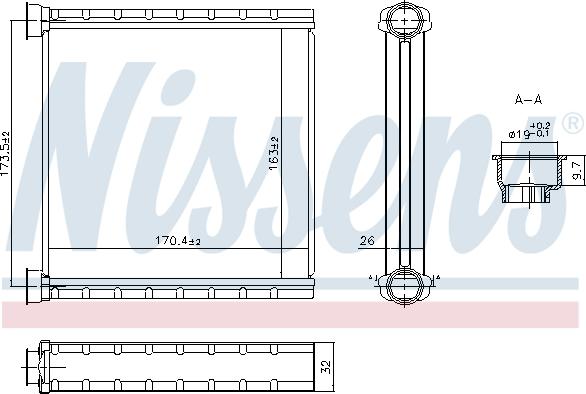 Nissens 707278 - Lämmityslaitteen kenno inparts.fi