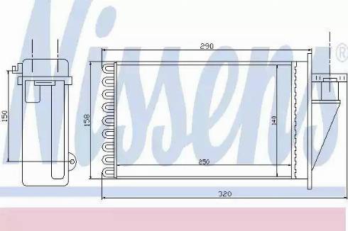 Nissens 71444 - Lämmityslaitteen kenno inparts.fi