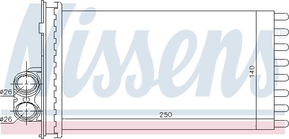 Nissens 71154 - Lämmityslaitteen kenno inparts.fi