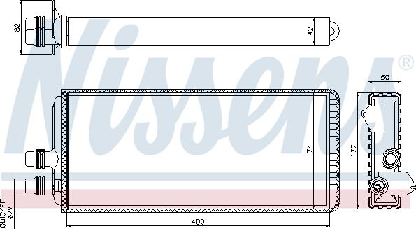 Nissens 71815 - Lämmityslaitteen kenno inparts.fi