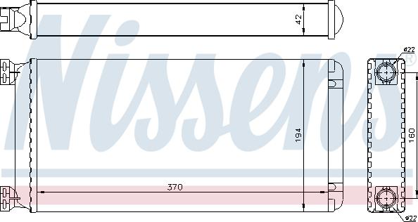 Nissens 71302 - Lämmityslaitteen kenno inparts.fi