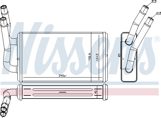 Nissens 71778 - Lämmityslaitteen kenno inparts.fi