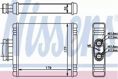 Nissens 73981 - Lämmityslaitteen kenno inparts.fi