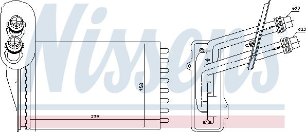 Nissens 73850 - Lämmityslaitteen kenno inparts.fi